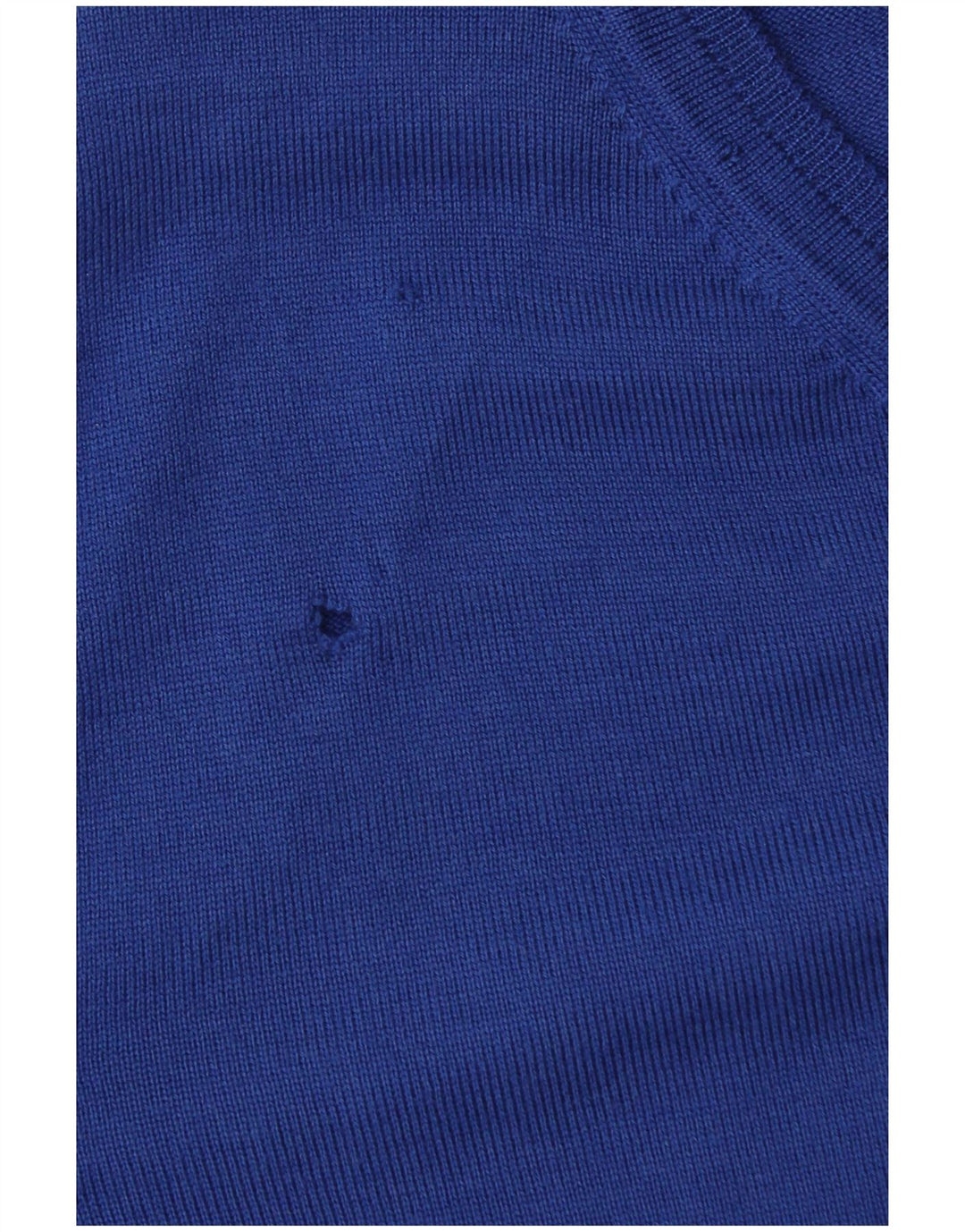 Hugo Boss Mens V-Neck Jumper Sweater XL Blue Virgin Wool
