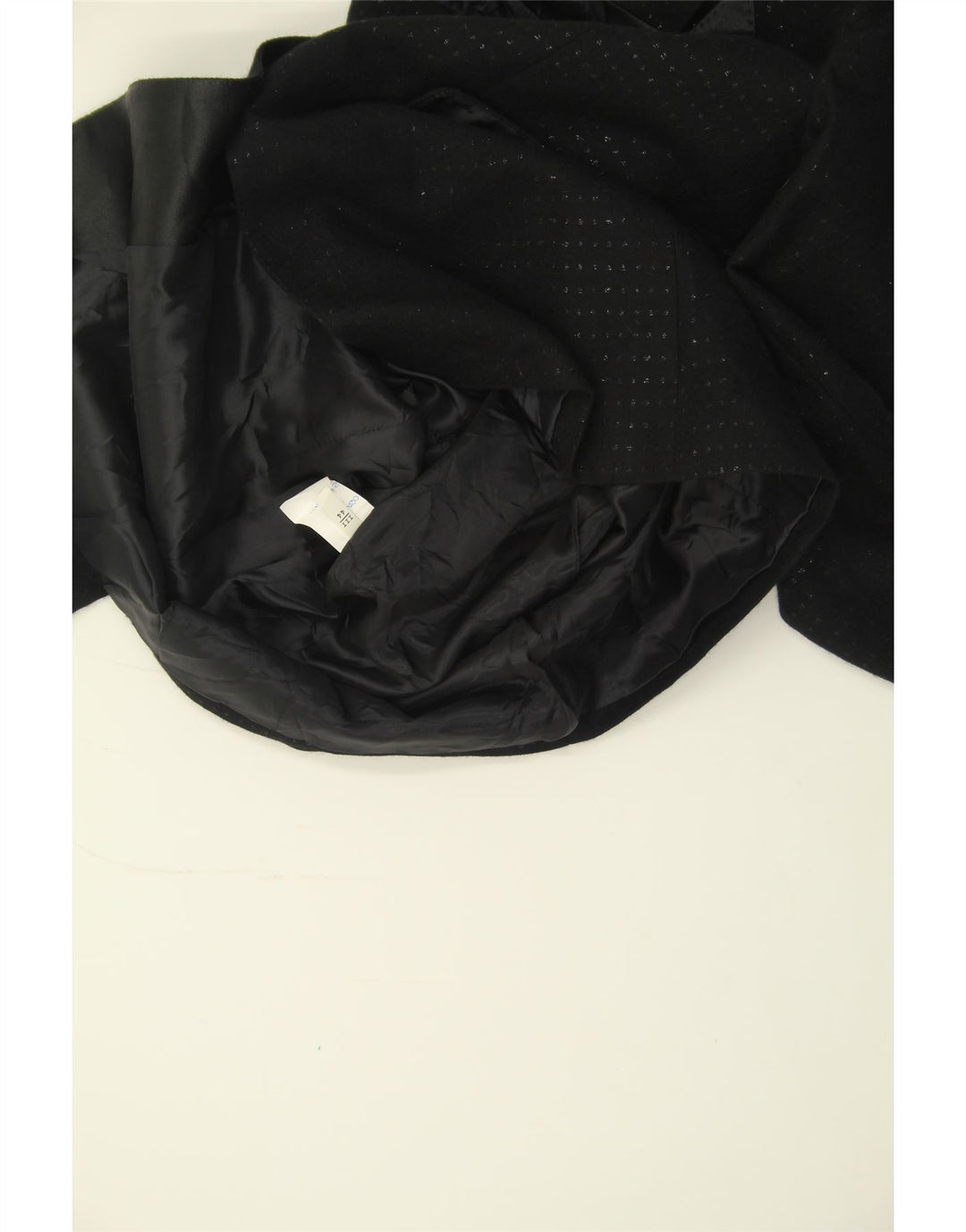 VINTAGE Womens 2 Button Blazer Jacket IT 44 Medium Black Spotted Vintage Vintage and Second-Hand Vintage from Messina Hembry 