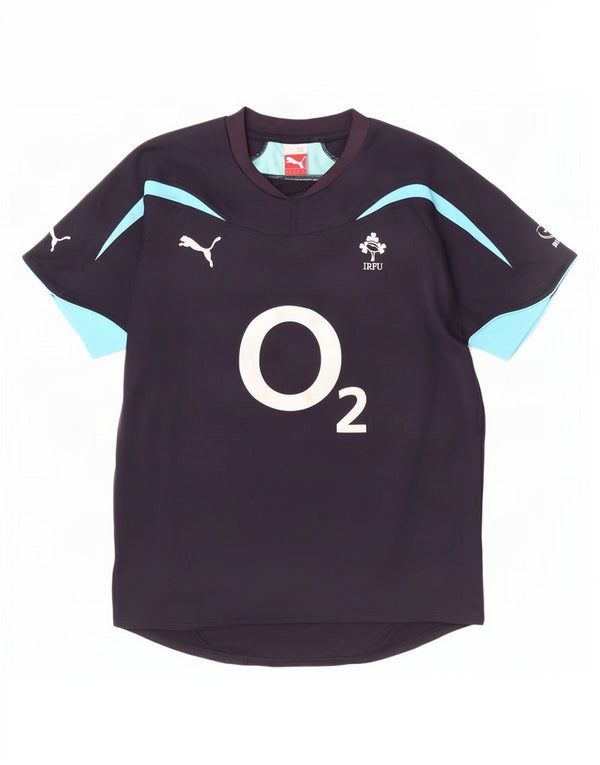 Puma Mens Ireland Graphic T-Shirt Top XL Navy Blue Colourblock