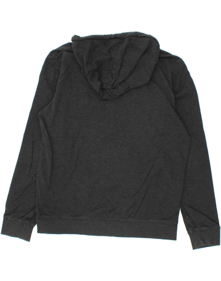 JACK & JONES Mens Graphic Hoodie Jumper Medium Grey Cotton Vintage Jack & Jones and Second-Hand Jack & Jones from Messina Hembry 