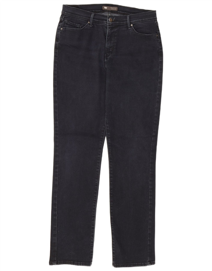 LEVI'S Womens 512 Skinny Jeans US 12 Large W31 L32 Navy Blue