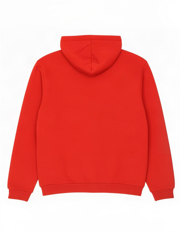 Puma Mens Graphic Hoodie Jumper Large Red