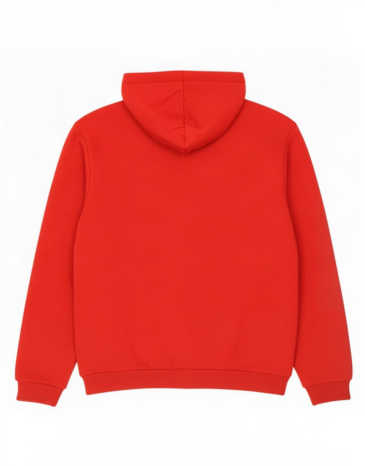 Puma Mens Graphic Hoodie Jumper Large Red