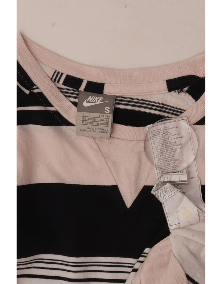 Nike Mens Sweatshirt Jumper UK 36/38 Small Multicoloured Colourblock Cotton