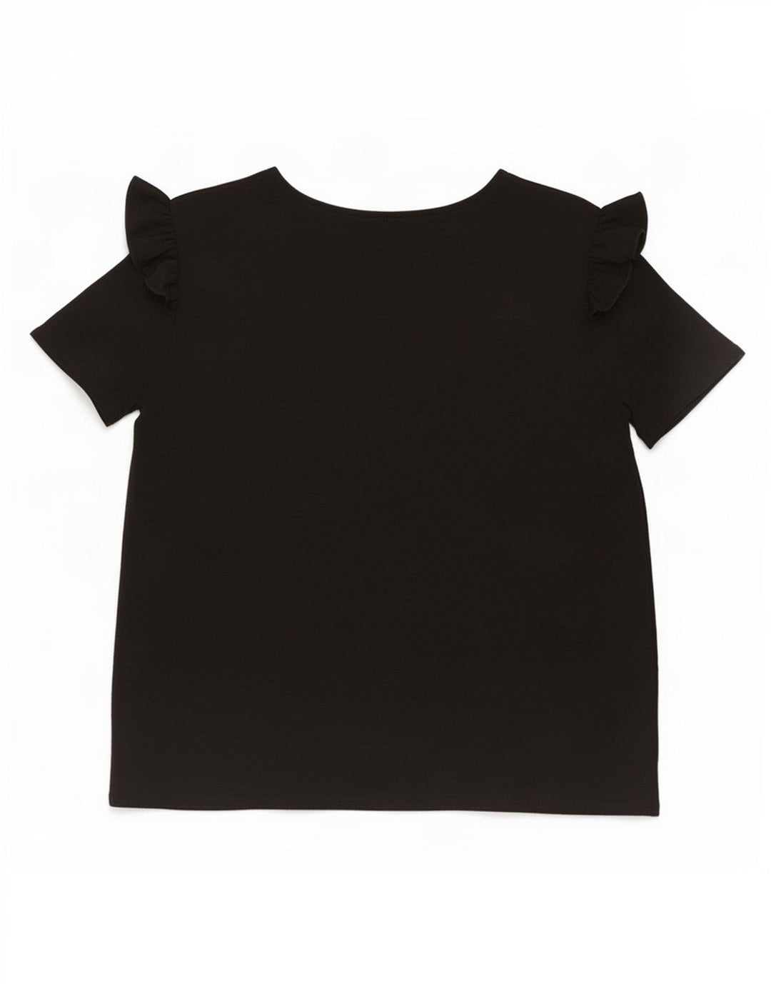 Zara Womens Blouse Top UK 12 Medium Black Polyester
