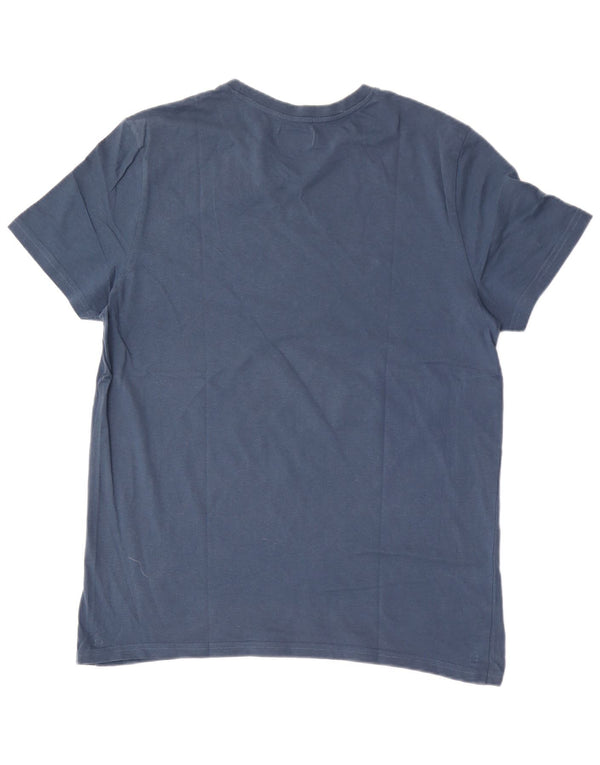 Chiemsee Womens Graphic T-Shirt Top UK 18 XL Blue Cotton