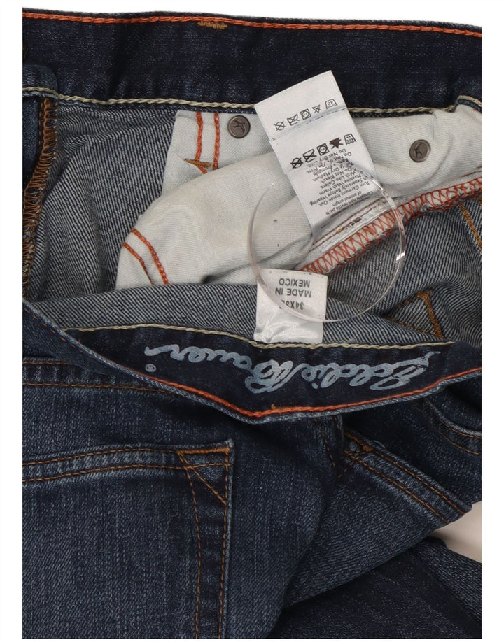 Eddie Bauer Mens Straight Jeans W34 L32 Blue Cotton