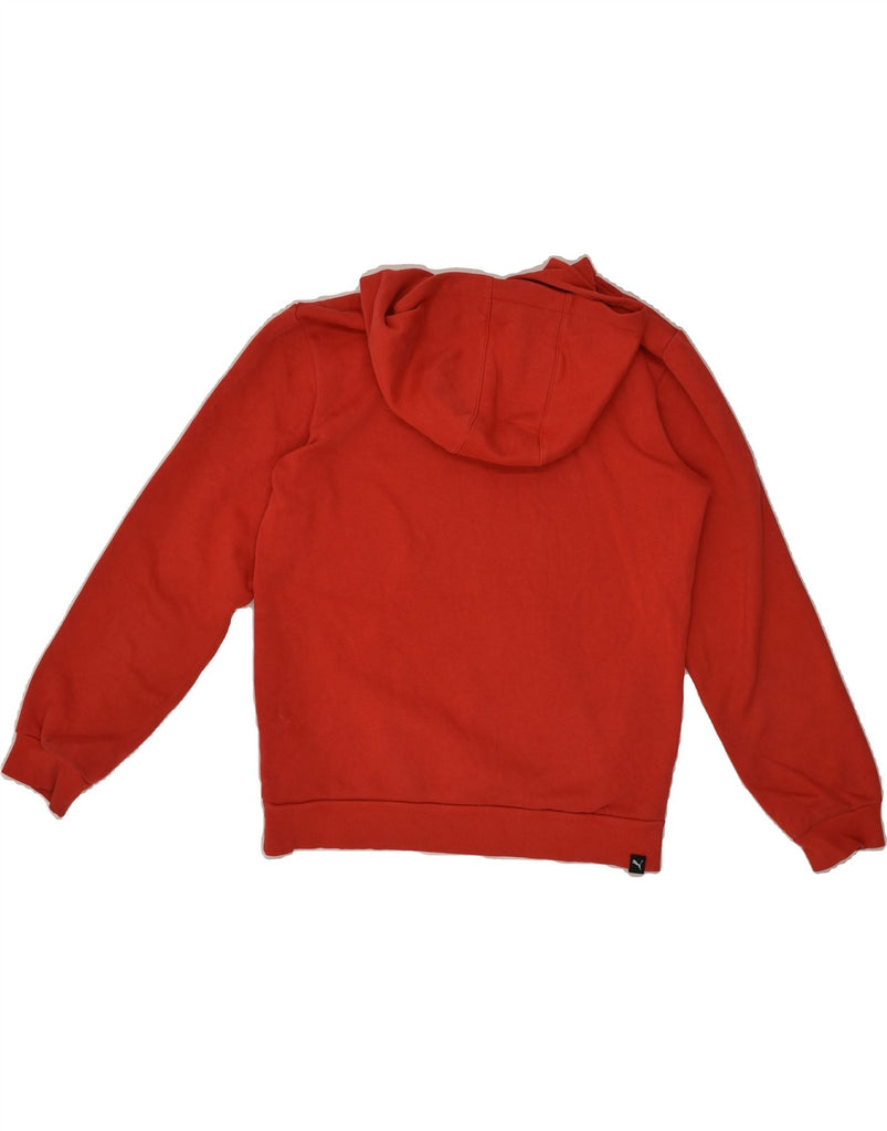 PUMA Boys Graphic Hoodie Jumper 13-14 Years Red Cotton | Vintage Puma | Thrift | Second-Hand Puma | Used Clothing | Messina Hembry 