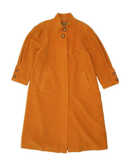 C&A Womens Overcoat UK 16 Large  Orange Wool