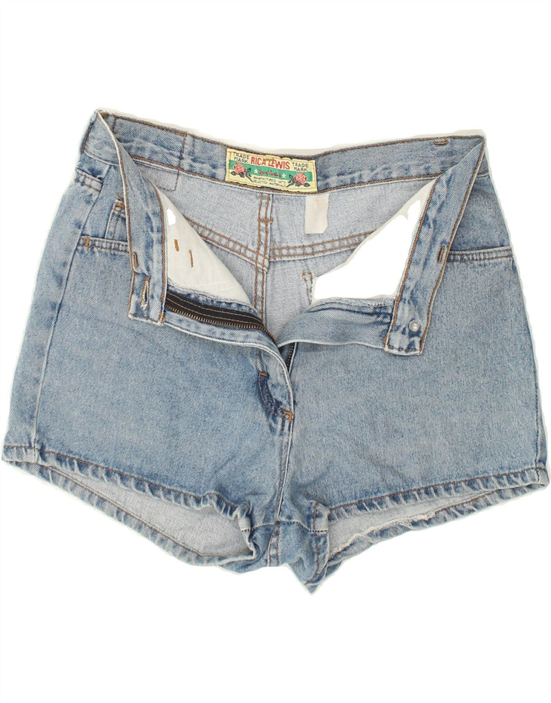 RICA LEWIS Womens High Waist Denim Shorts W28 Medium Blue | Vintage Rica Lewis | Thrift | Second-Hand Rica Lewis | Used Clothing | Messina Hembry 