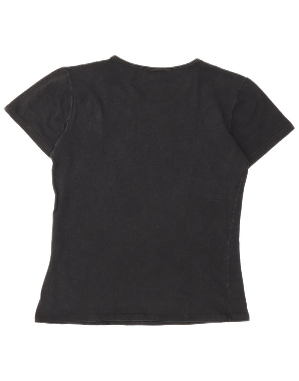 Kappa Girls T-Shirt Top 11-12 Years Large Black