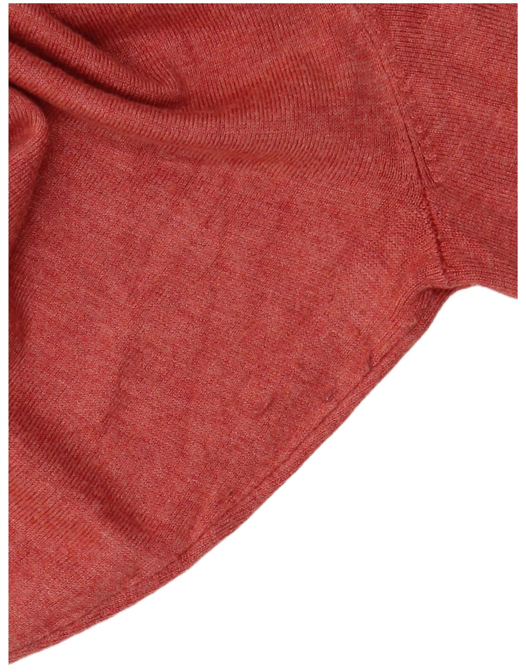 Marks & Spencer Womens Crop Crew Neck Jumper Sweater UK 16 Large Red