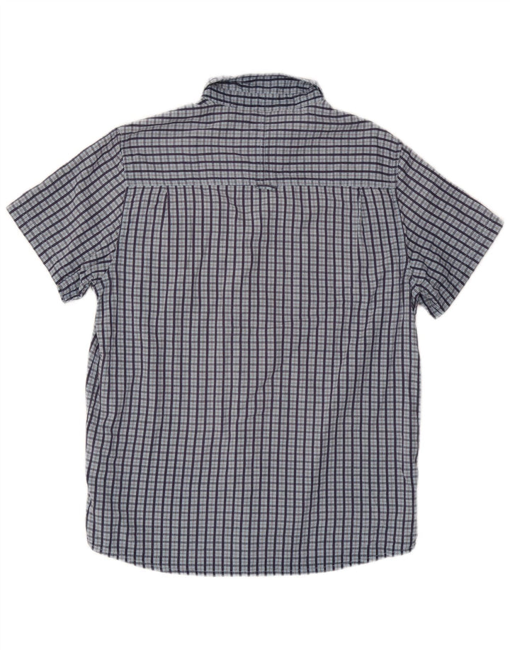Mountain Warehouse Mens Short Sleeve Shirt Large Blue Check