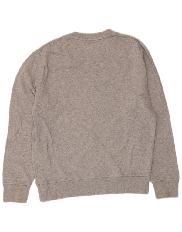 Levi's Mens Sweatshirt Jumper Small Grey Flecked Cotton