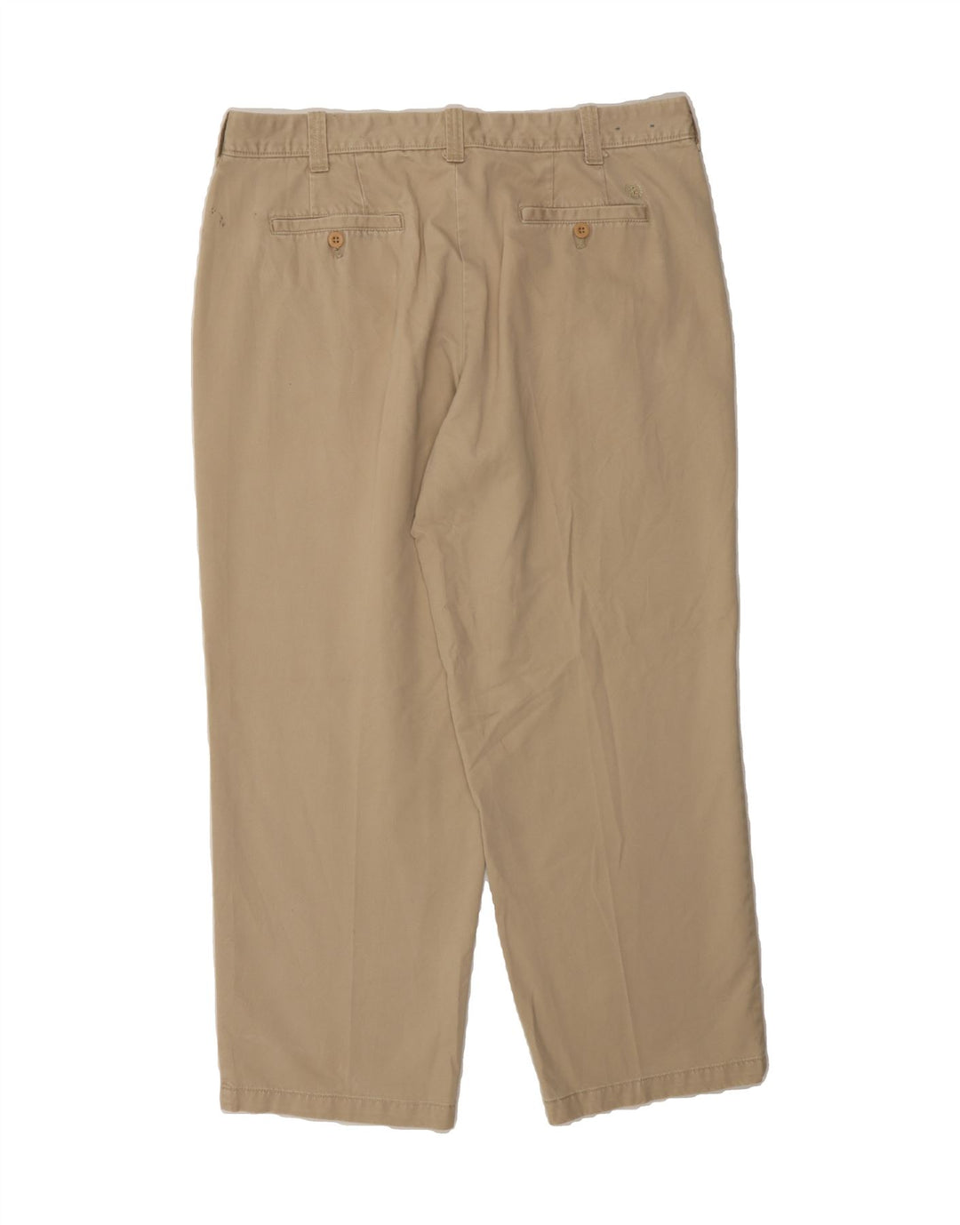 IZOD Mens Straight Chino Trousers  W38 L30 Beige Cotton Vintage Izod and Second-Hand Izod from Messina Hembry 