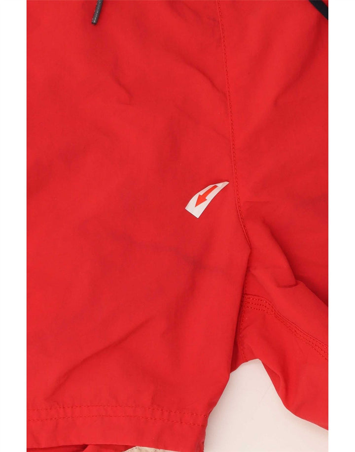 Tommy Hilfiger Mens Graphic Swimming Shorts Large Red Polyester