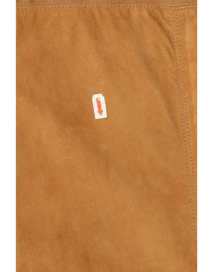 CRUSE Womens Oversized Suede Jacket UK 10 Small Brown Leather Vintage Cruse and Second-Hand Cruse from Messina Hembry 