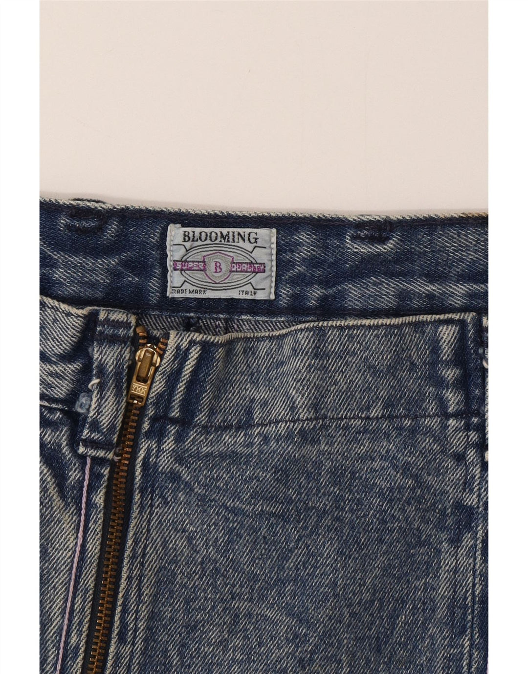 BLOOMING Womens Denim Skirt XS W24 Blue
