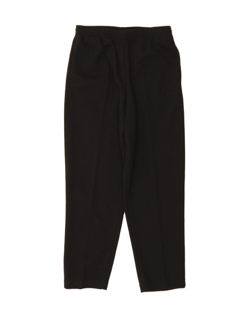 LOTTO Womens Tracksuit Trousers UK 12 Medium Black Polyester Vintage Lotto and Second-Hand Lotto from Messina Hembry 