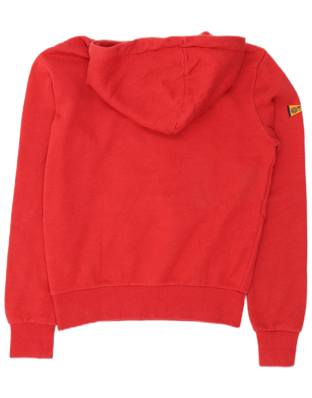 Superdry Mens Graphic Hoodie Jumper Small Red Cotton