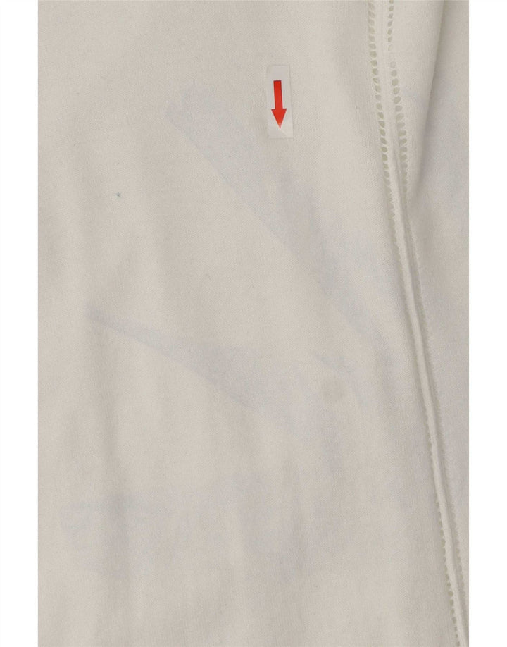 Gap Womens Cardigan Sweater UK 18 XL White Cotton
