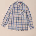 Tommy Hilfiger Boys Shirt 7-8 Years XS Blue Check Cotton