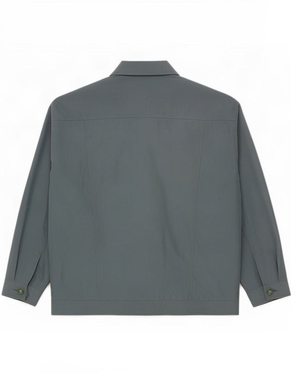 Aldon Mens Bomber Jacket UK 40 Large Grey Colourblock Polyester