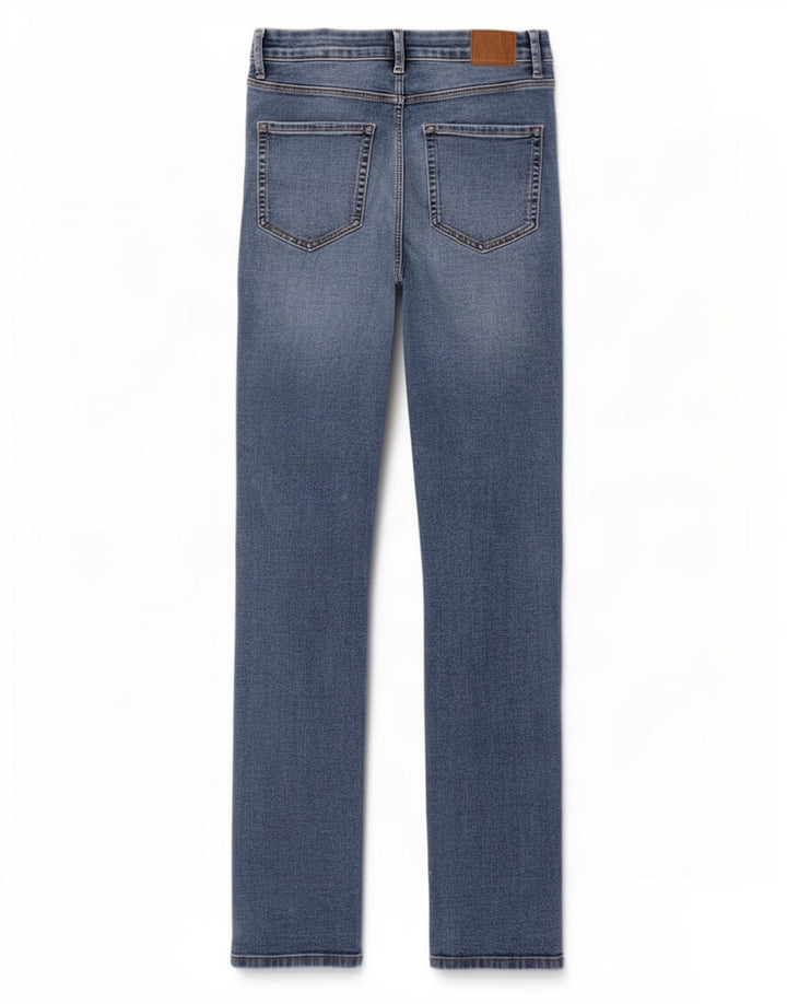 Marks & Spencer Womens Sienna Straight Jeans UK 12 Medium W30 L31 Blue