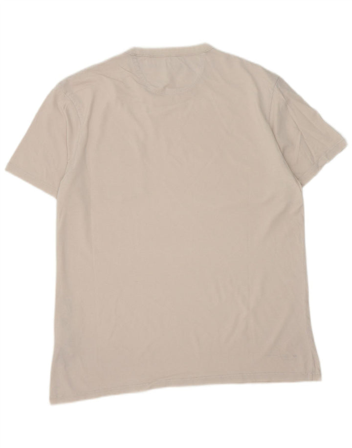 Levi's Mens Standard Fit T-Shirt Top Large Beige Cotton