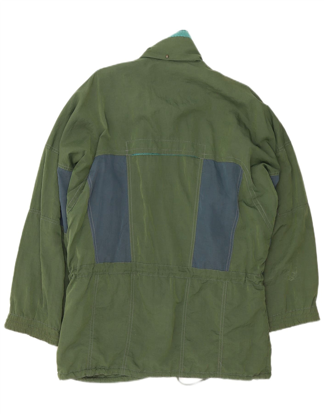 Colmar Mens Rain Jacket UK 40 Large Green Colourblock Polyamide