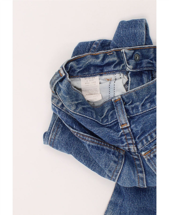 VINTAGE Boys Slim Jeans 7-8 Years W20 L21  Blue Cotton Vintage Vintage and Second-Hand Vintage from Messina Hembry 