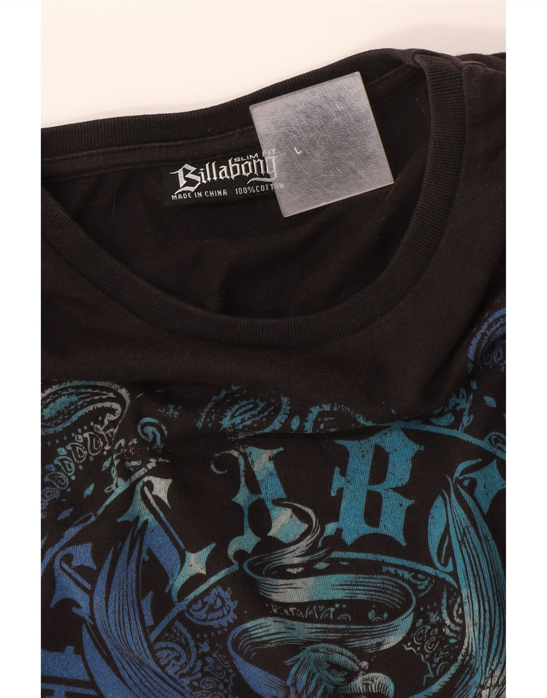Billabong Mens Graphic T-Shirt Top Large Grey Cotton