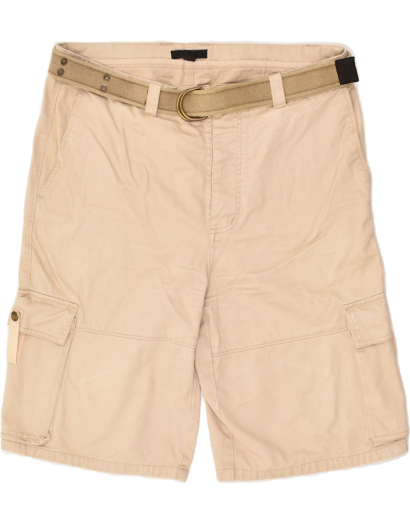 TCM Mens Cargo Shorts W36 Large Beige Cotton | Vintage TCM | Thrift | Second-Hand TCM | Used Clothing | Messina Hembry 