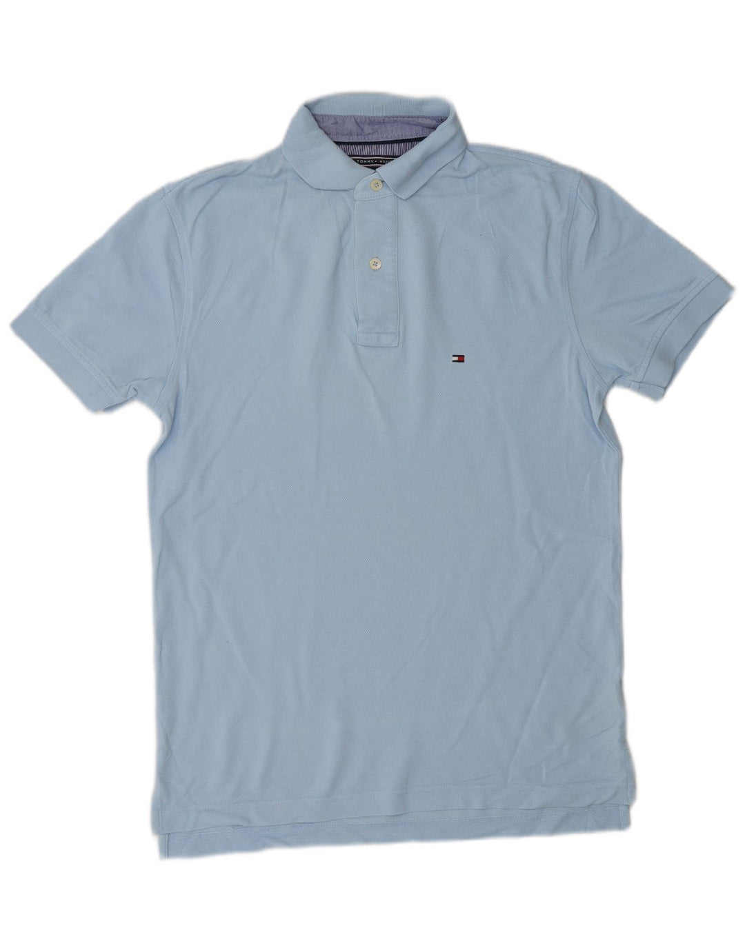 Tommy Hilfiger Mens Polo Shirt Small Blue Cotton