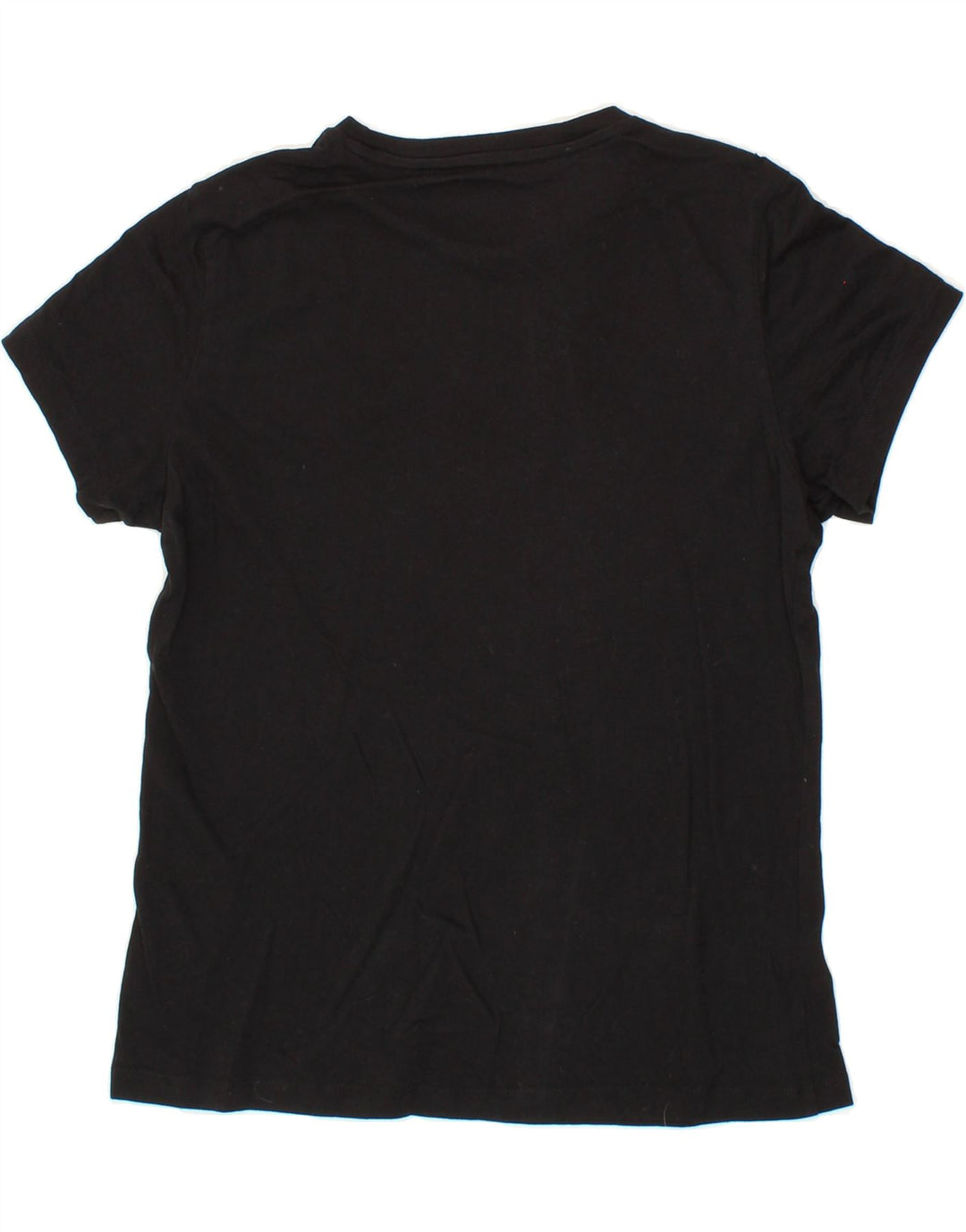 PUMA Womens Graphic T-Shirt Top UK 12 Medium Black Cotton Vintage Puma and Second-Hand Puma from Messina Hembry 