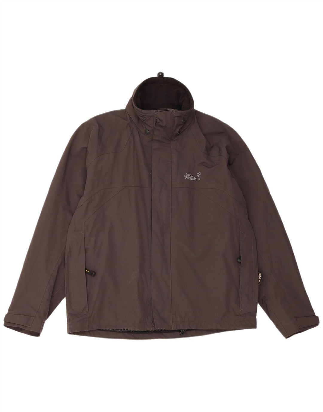 Jack Wolfskin Mens Rain Jacket UK 36/38 Medium Black Polyamide