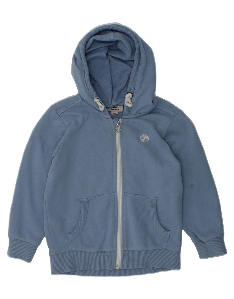 TIMBERLAND Boys Zip Hoodie Sweater 2-3 Years Blue Cotton | Vintage Timberland | Thrift | Second-Hand Timberland | Used Clothing | Messina Hembry 