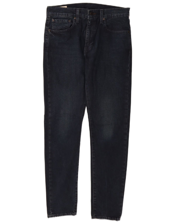 LEVI'S Mens 512 Slim Tapered Jeans W32 L32 Navy Blue Cotton