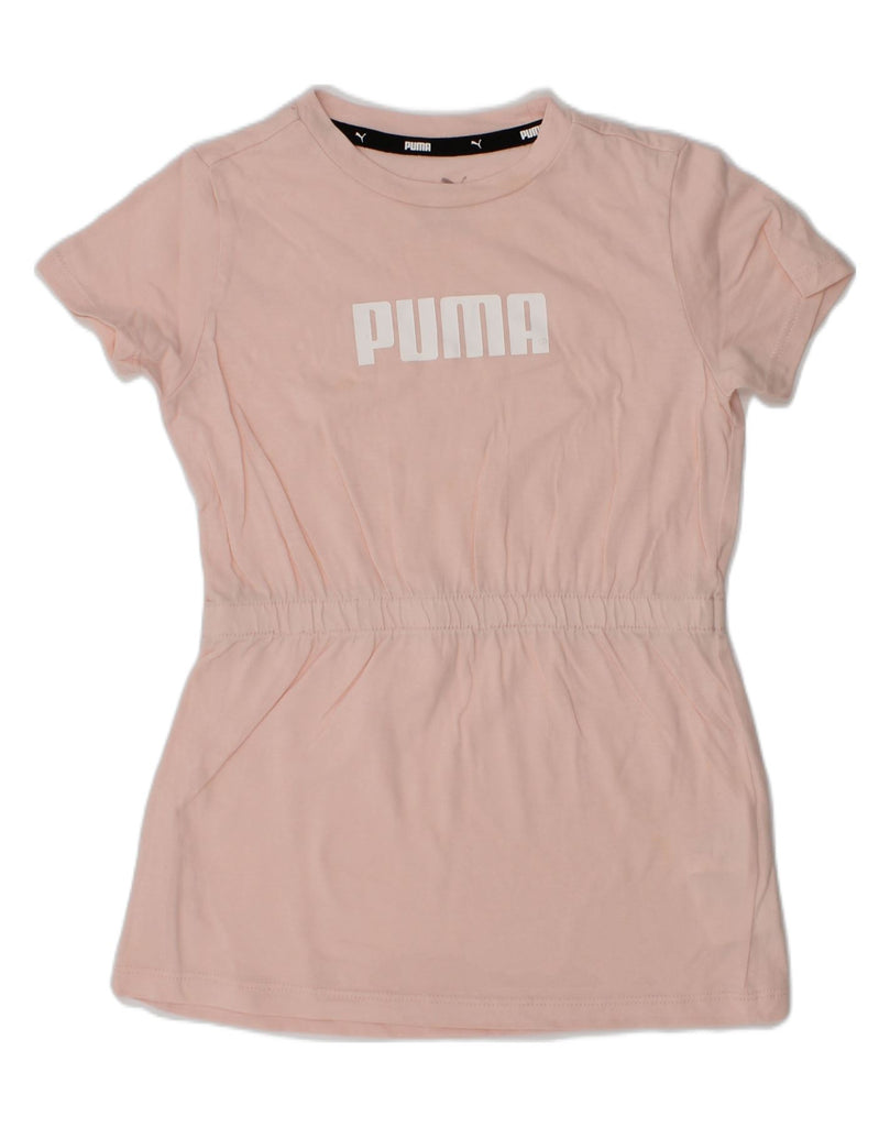 PUMA Baby Girls Graphic T-Shirt Dress 18-24 Months Pink Cotton | Vintage Puma | Thrift | Second-Hand Puma | Used Clothing | Messina Hembry 