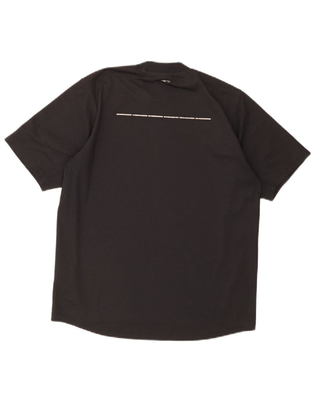 Adidas Mens T-Shirt Top UK 36/38 Small Black Polyester