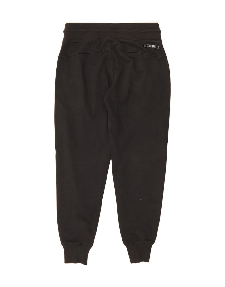 COLUMBIA Womens Regular Tracksuit Trousers Joggers UK 10 Small  Black Vintage Columbia and Second-Hand Columbia from Messina Hembry 