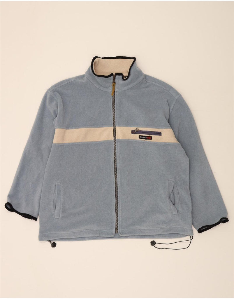 CAMPAGNOLO Mens Fleece Jacket UK 42 XL Blue Colourblock Vintage Campagnolo and Second-Hand Campagnolo from Messina Hembry 