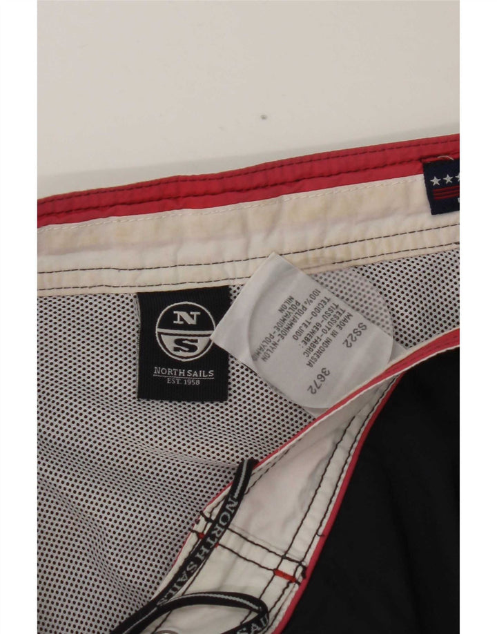 North Sails Mens Swimming Shorts XL  Navy Blue Colourblock Polyamide