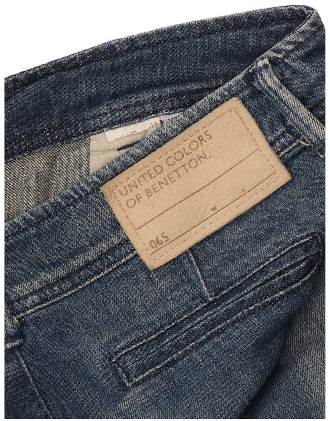 BENETTON Womens Denim Shorts IT 44 Medium W32  Blue