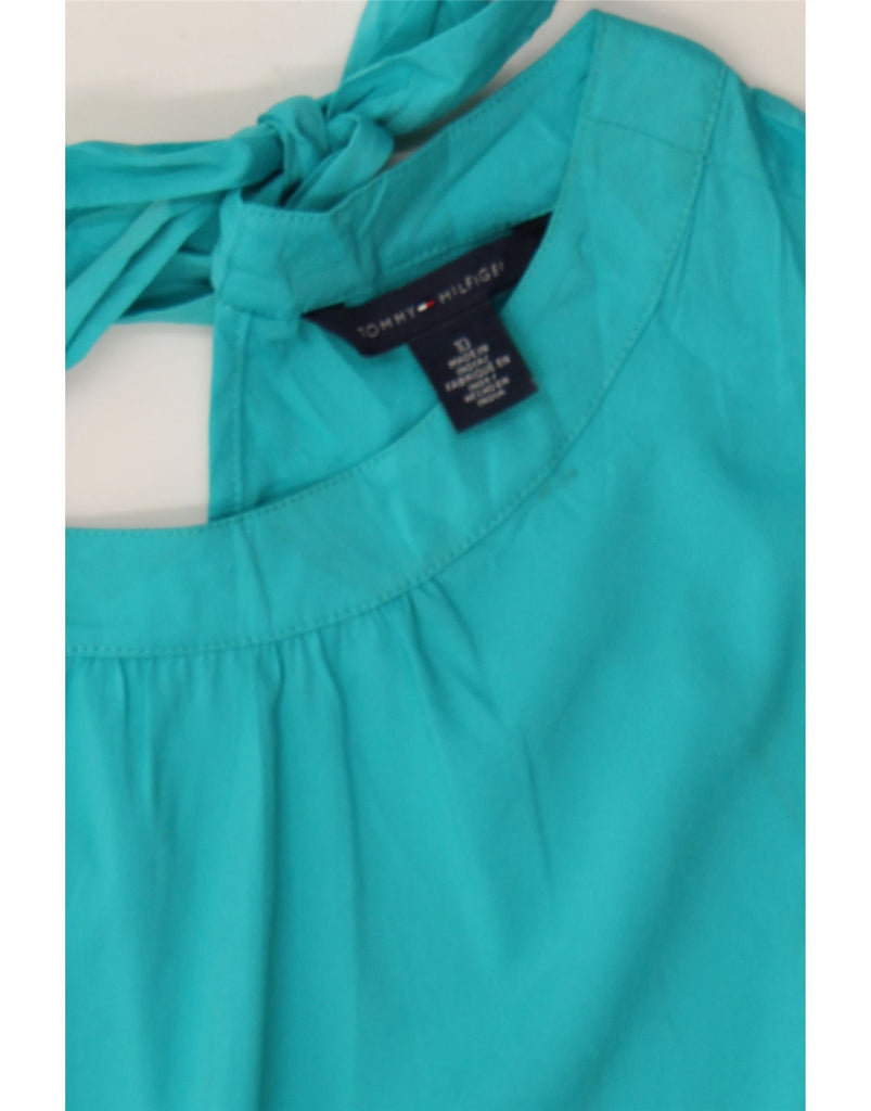 TOMMY HILFIGER Womens Sleeveless Blouse Top US 10 Large Turquoise Vintage Tommy Hilfiger and Second-Hand Tommy Hilfiger from Messina Hembry 