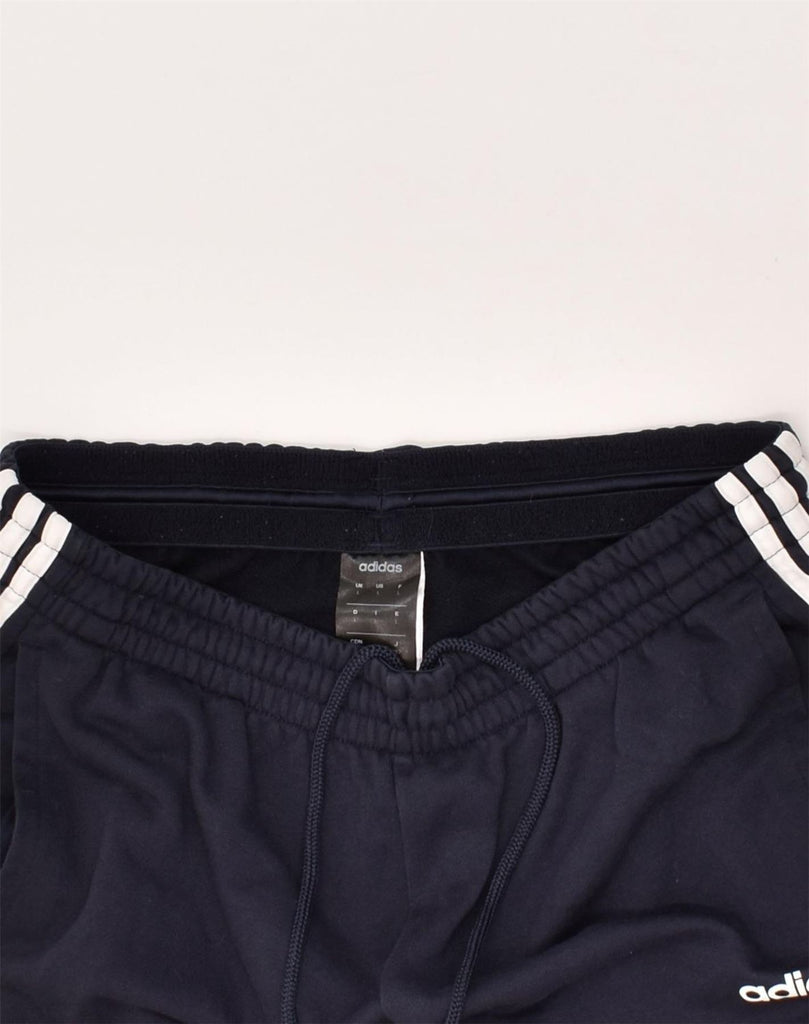 ADIDAS Mens Tracksuit Trousers Joggers Large Navy Blue Polyester | Vintage Adidas | Thrift | Second-Hand Adidas | Used Clothing | Messina Hembry 