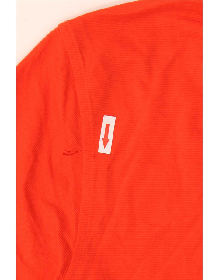 Lacoste Mens Polo Shirt Size 5 Large Orange Cotton