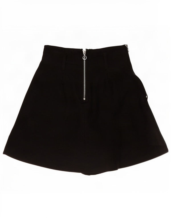 Vintage Womens High Waist Casual Shorts Small W26 Black