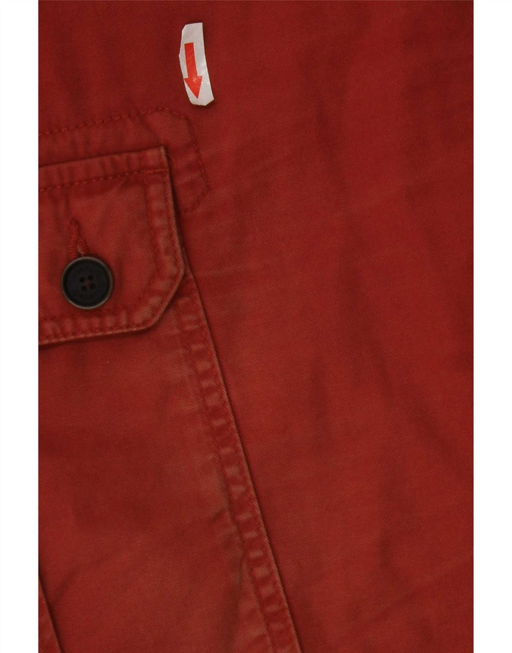 Timberland Mens Cargo Shorts W40 XL Red Cotton