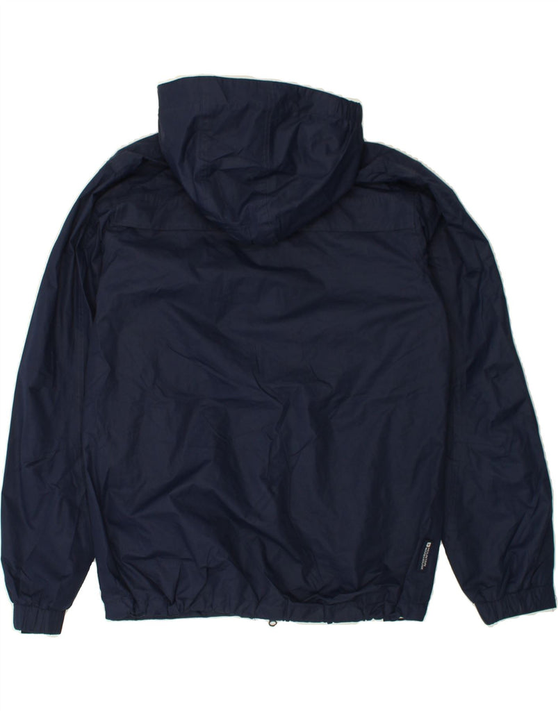 MOUNTAIN WAREHOUSE Boys Hooded Windbreaker Jacket 15-16 Years Navy Blue | Vintage Mountain Warehouse | Thrift | Second-Hand Mountain Warehouse | Used Clothing | Messina Hembry 